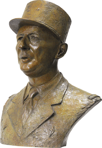 buste de De Gaulle